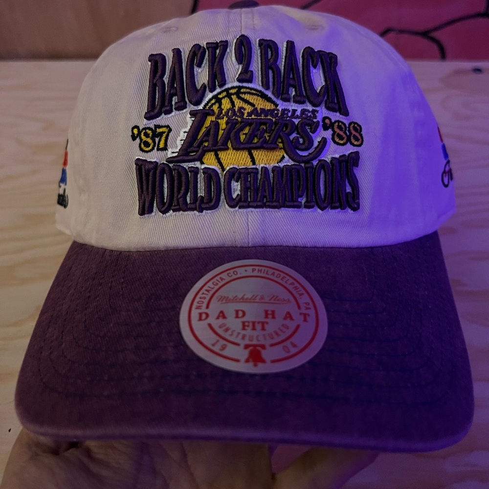 Back to Back Lakers strap back hat *New*